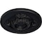 Ekena Millwork Monique Ceiling Medallion (Fits Canopies up to 3 3/4"), Hand-Painted Steel Gray, 13 3/4"OD x 1"P CM13MOSGS - alternate 4
